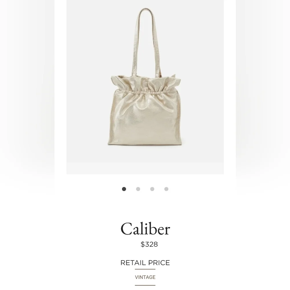 HOBO International Caliber in pearled silver metallic leather - Picture 2 of 16